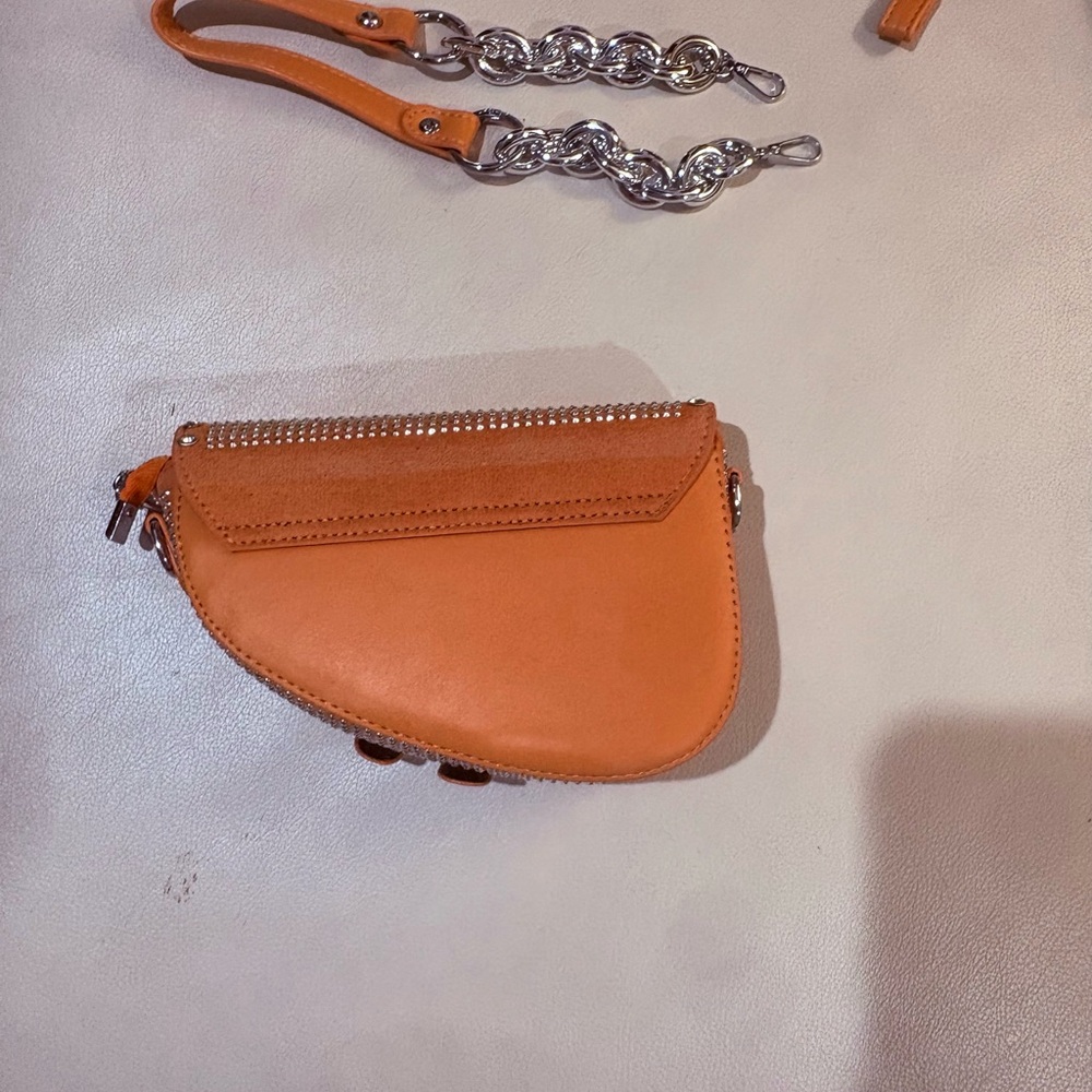 Bliss Orange Rhinestone Mini Bag - Picture 5 of 8